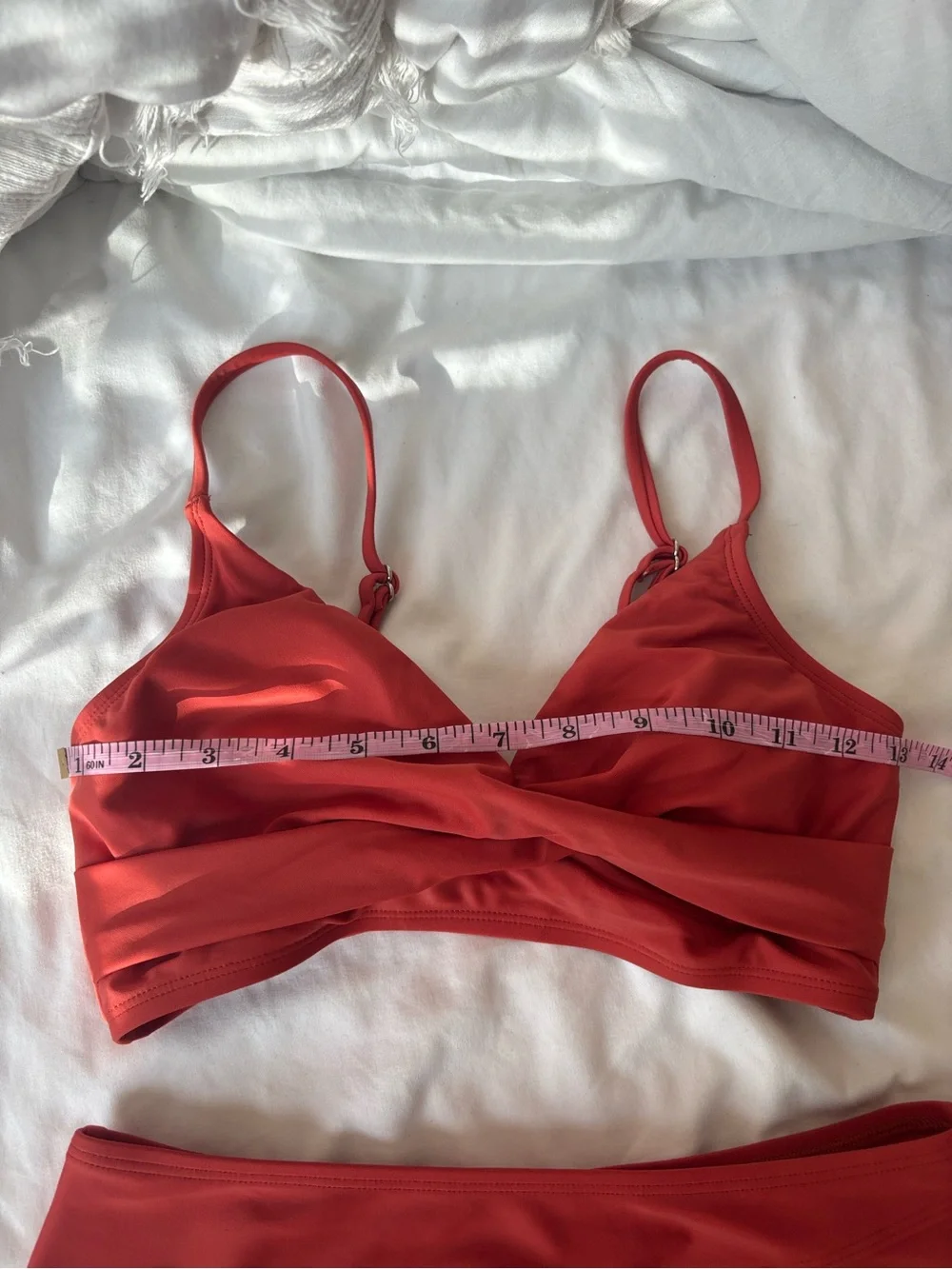 Cupshe High Waisted Rust Orange Bikini